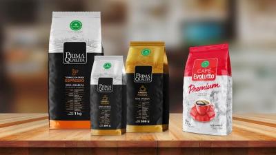 Cooxup lana verso premium do caf Evolutto e novas embalagens dos cafs Prima Qualit