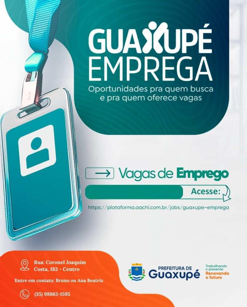 Programa Guaxup� Emprega cria grupo de whatsapp com vagas de trabalho e capacita��es gratuitas