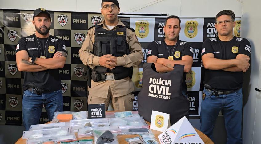 Opera��o Impactum 2 resulta na pris�o de tr�s envolvidos por tr�fico de drogas em Muzambinho