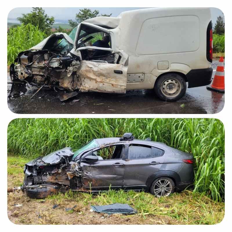 Colis�o frontal � registrada na MG-050 ap�s queda de �rvore na pista