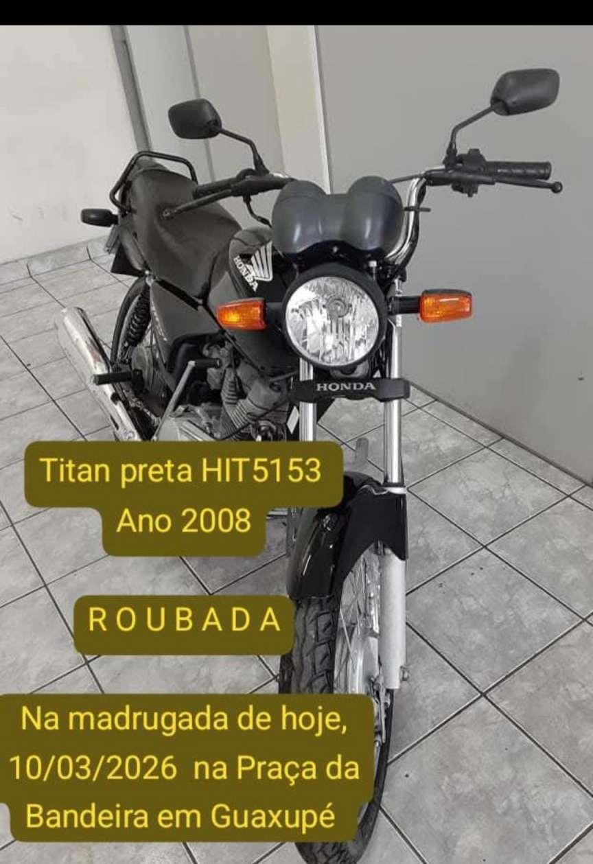 Trabalhadora guaxupeana tem sua motocicleta furtada 