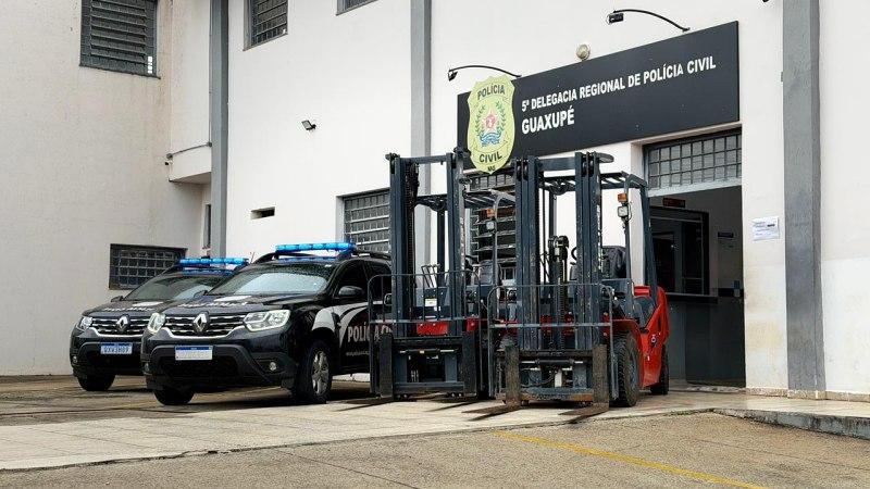 Pol�cia Civil recupera empilhadeiras avaliadas em R$ 350 mil em opera��o no Sul de Minas