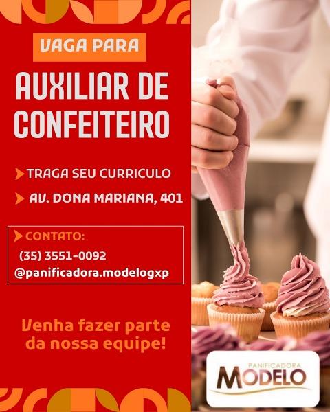 Panificadora Modelo anuncia amplia��o e abre vagas para auxiliar de confeiteiro