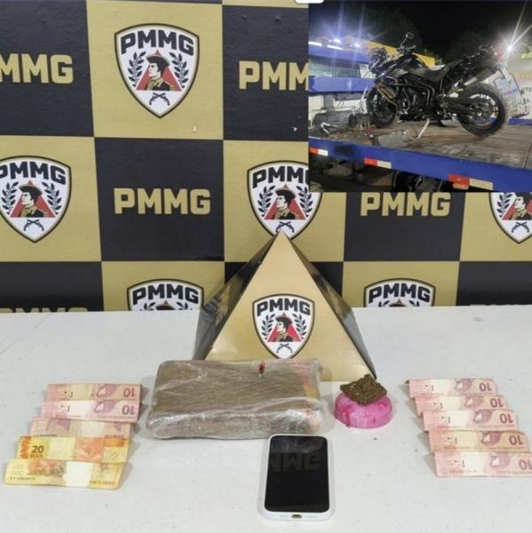 Tr�fico de drogas em Guaxup�: casal � preso durante opera��o de combate ao crime