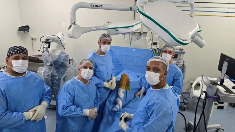 Santa Casa de Passos alcan�a 100� cirurgia rob�tica ortop�dica e refor�a protagonismo na medicina regional