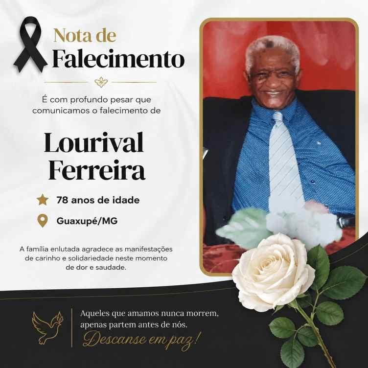 Falece, aos 78 anos, o guaxupeano Lourival Ferreira