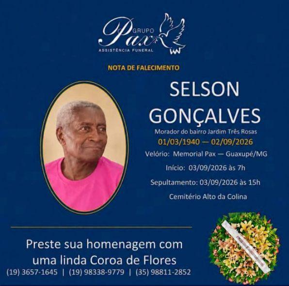 Falece, aos 86 anos, o guaxupeano Selson Gon�alves 