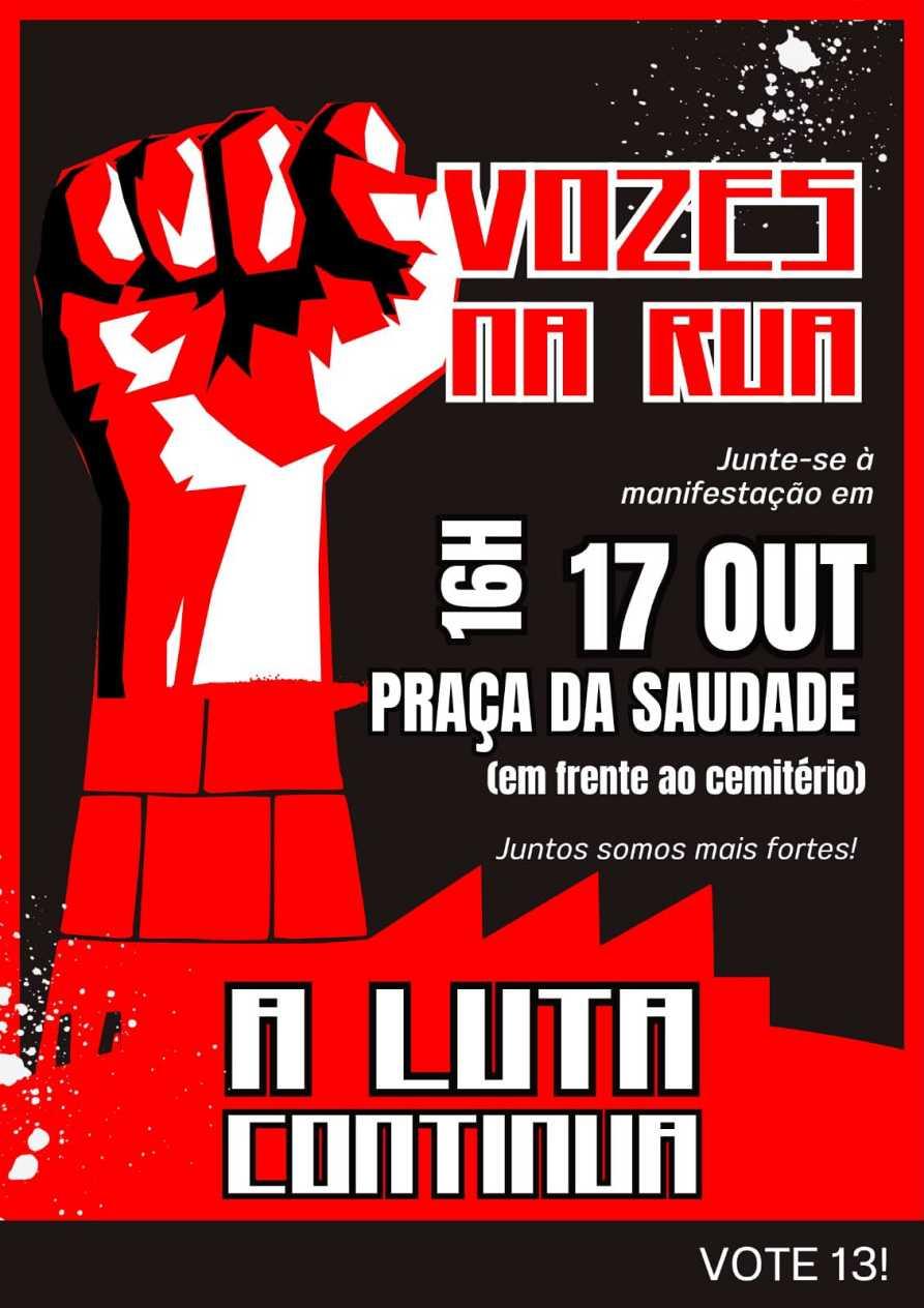 Juventude progressista programa manifesta��o em Guaxup� pela democracia e a reelei��o de Lula   
