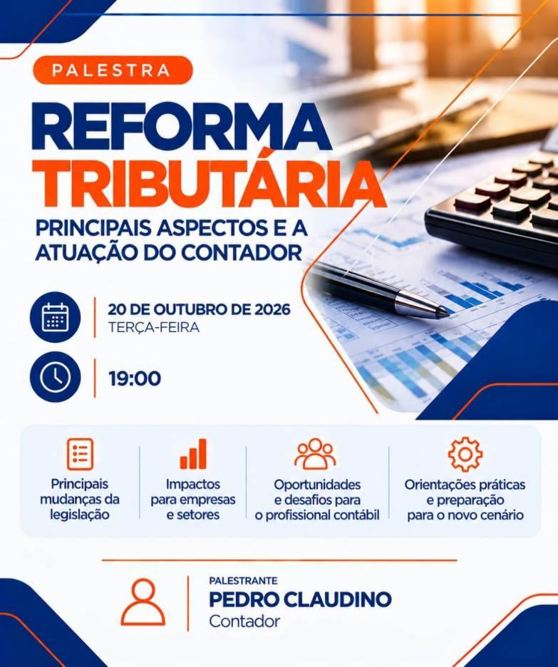 UNIFEG promove palestra sobre Reforma Tribut�ria e os desafios aos profissionais cont�beis