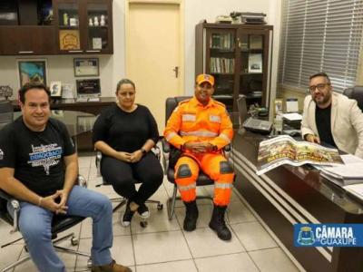 Presidente Danilo e seus pares unidos com os Bombeiros na campanha de combate a queimadas