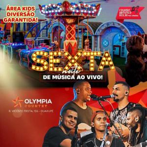 Hoje tem Samba Trupe, restaurante e parque de diverses no Olympia Country, em Guaxup