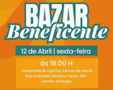 Servos de Maria faro bazar beneficente amanh