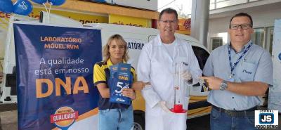 Laboratrio Mvel comprova a tima qualidade dos combustveis Dom Incio - RVM