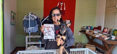 Silvana Farah apresenta ces e gatos de doao e itens de seu bazar para a causa animal