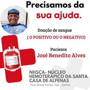 Guaxupeano enfermo precisa de voluntrios para doao de sangue
