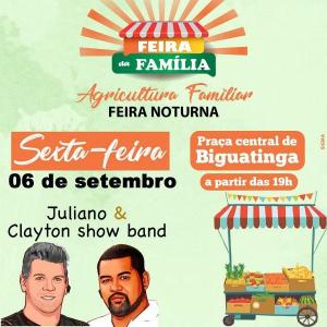 AGRICULTURA FAMILIAR: Feira noturna da Biguatinga ser nessa sexta-feira