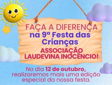 Ajude a Associao Laudevina Inocncio a promover uma super festa para as crianas de Guaxup