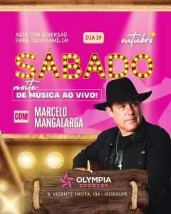 Marcelo Mangalarga cantar hoje no Olympia Country