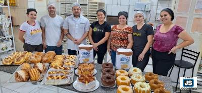 Equipe da MODELO realiza treinamento em panificao com a Farinha de Trigo Rosa Branca