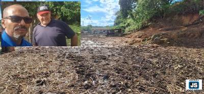 Morador do Recanto dos Pssaros tem chcara invadida por enxurrada devido  obra em lote vizinho 
