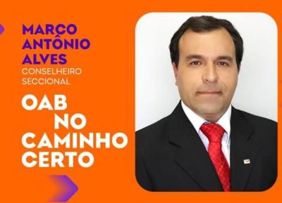 Eleies na OAB: Dr. Marco Antnio candidato a Conselheiro Estadual
