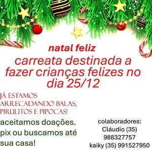Voluntrios fazem campanha de arrecadao de guloseimas para distribuio no Natal