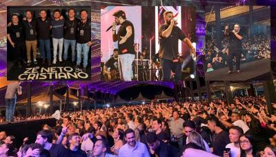 Dupla Z Neto & Cristiano atrai multido para show em Guaxup