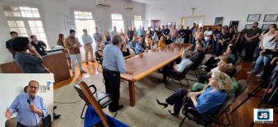 Dr. Heber, familiares e servidores pblicos inauguram o Pao Municipal Dr. Luiz Vicente Calicchio
