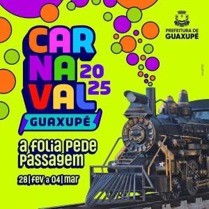 O Carnaval de Guaxup 2025 est chegando com tudo!
