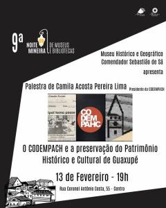 Museu de Guaxup participa da 9 Noite Mineira de Museus e Bibliotecas
