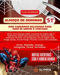 HOJE: Almoo no Olympia Country ter a participao do 