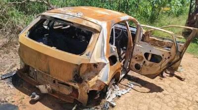 Ossada encontrada em Monte Belo, prxima de carro incendiado, pode ser de alfenense desaparecido
