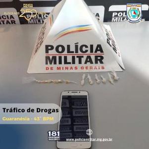 Traficante de 26 anos  detido com crack em Guaransia