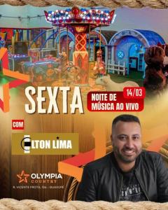 Shows ao vivo, gastronomia especial e divertimento para todos no OLYMPIA COUNTRY