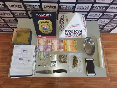 Homem de 25 anos  preso com droga em Guaransia durante operao de combate ao trfico