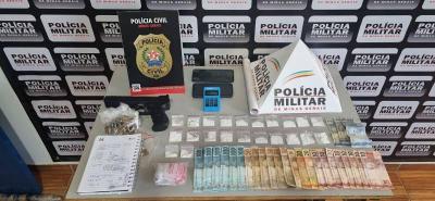 Preso traficante que exibia arma, dinheiro e manobras de moto na internet 