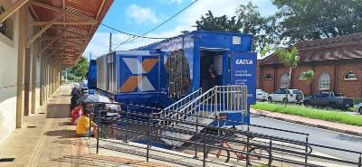 Caminho Caixa refora atendimento em Guaxup