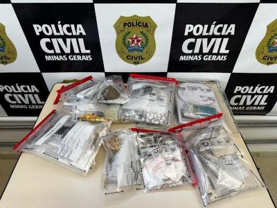PCs desmontam forte estrutura do trfico de drogas em investigao sobre furto e receptao no Sudoeste mineiro