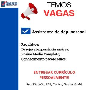 Contacto Contabilidade oferta vaga de emprego para auxiliar de departamento pessoal