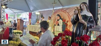 Devotos celebram o Dia de Santa Rita em Guaxup 