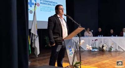 Presidente da Cmara fala, em Conferncia de Sade, sobre a importncia de cuidar dos guaxupeanos