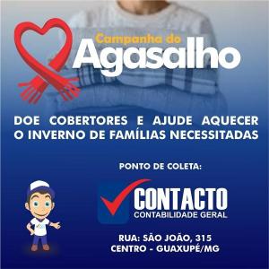 Contacto Contabilidade Geral realiza mais uma campanha do agasalho em Guaxup