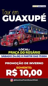 Maximus Trem Show de volta hoje a Guaxup com ingressos por apenas R$ 10,00