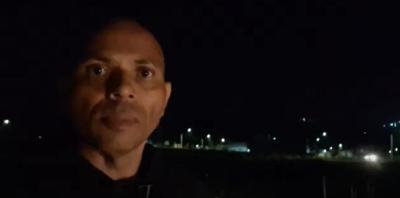 Vereador Carlo, do Jornal JOGO SRIO, volta a cobrar iluminao para evitar perigos em trecho do 
