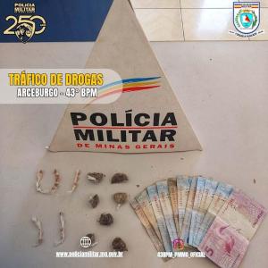 PMs capturam dois em ocorrncia de trfico de drogas no Sudoeste mineiro