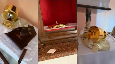 Igreja  assaltada e vandalizada em Extrema pela 4 vez em 2025