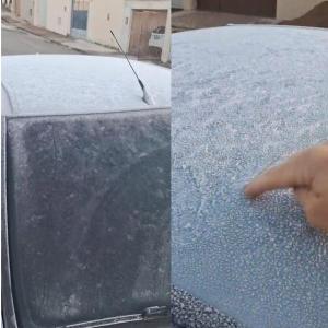 Geada atinge Guaxup e regio na madrugada mais fria do ano