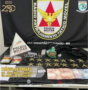 PMs capturam dois adultos por trfico de drogas no Sul de Minas