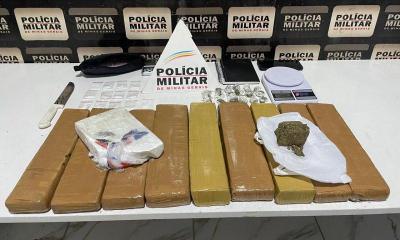 Trfico de drogas  desmantelado pela polcia militar em Guaxup