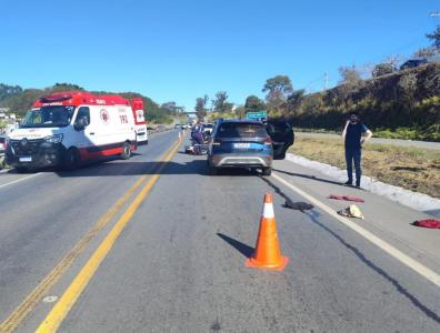 Motociclista de 61 anos perde a vida em sinistro com automvel na rodovia 